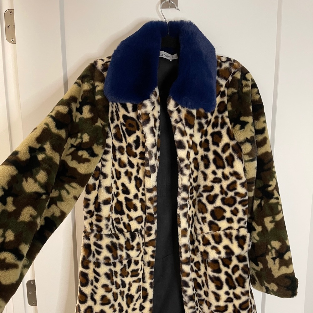 Faux fur coat